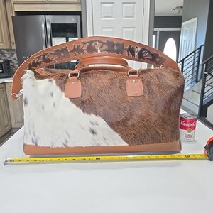 Cowhide Leather Travel Bag